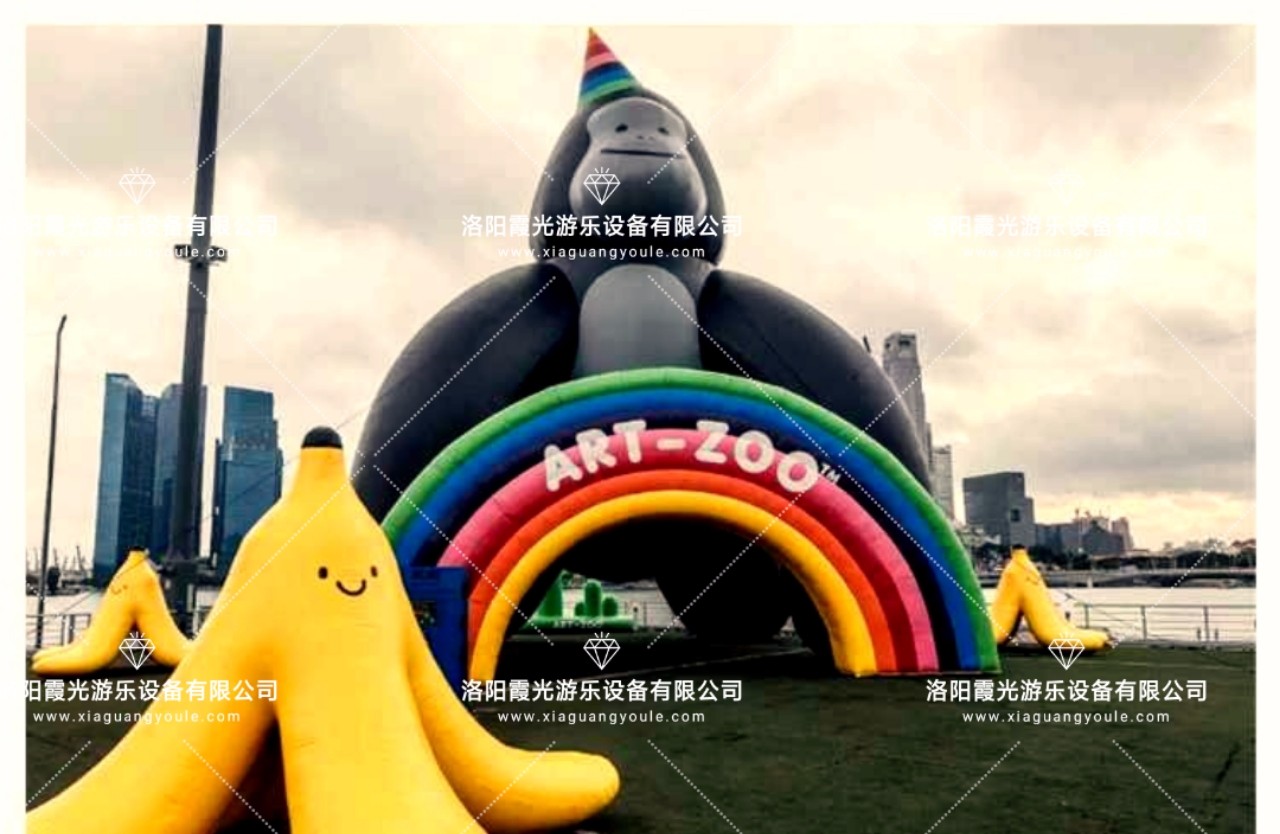 沧州香蕉大型充气城堡乐园